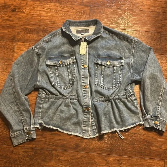 maurices womens denim jacket size 1X NWT - Picture 3 of 8